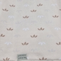 Preview: Loop für Hunde / Hundeschal beige braun mit zarten Blättern